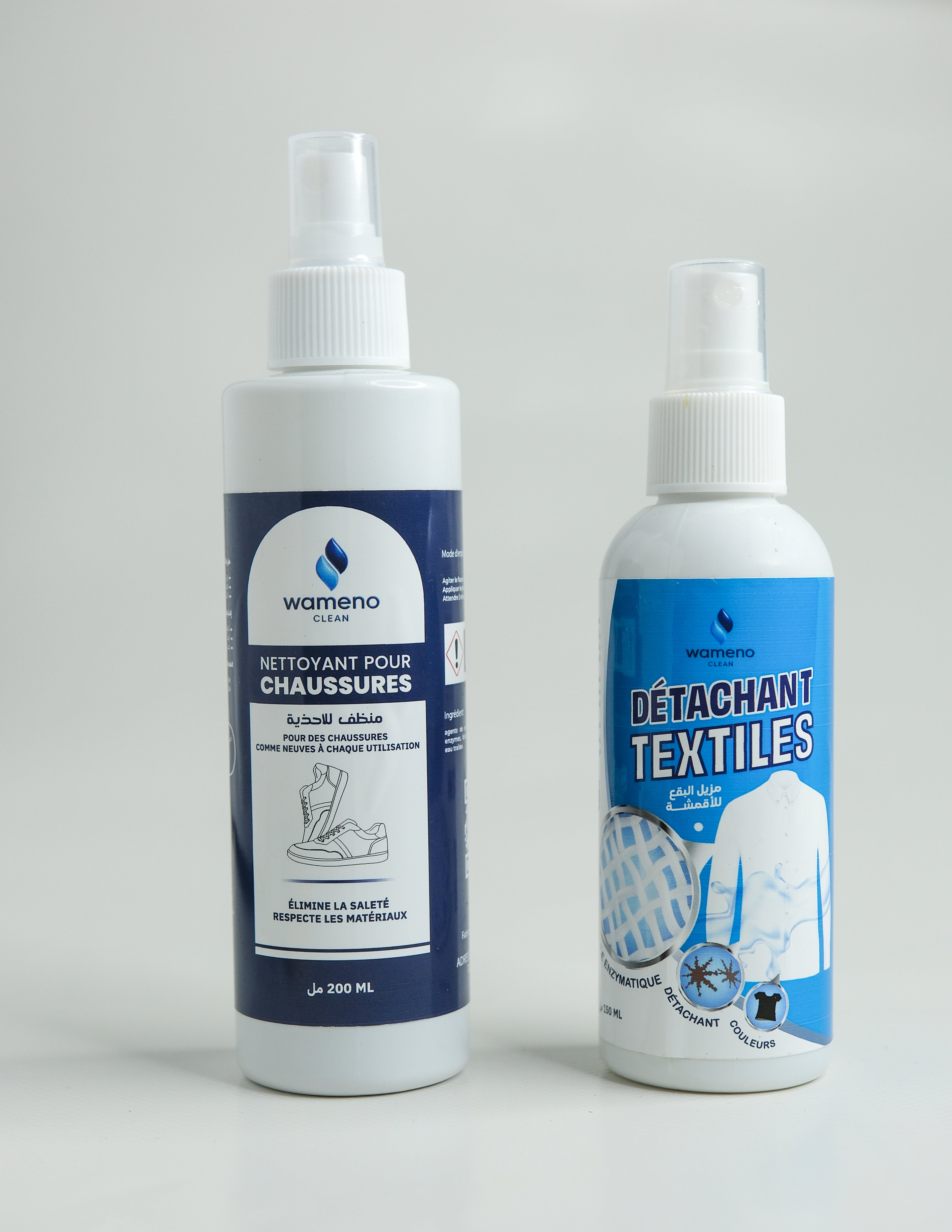 PACK WAMENO  NETTOYANT POUR CHAUSSURES +détachant textile